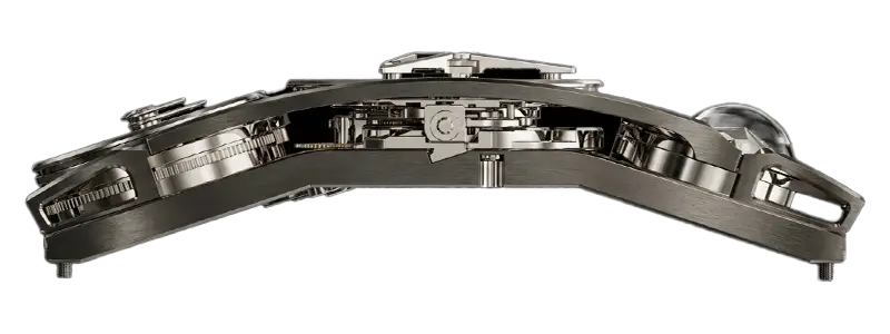 B-Theory movement, side view